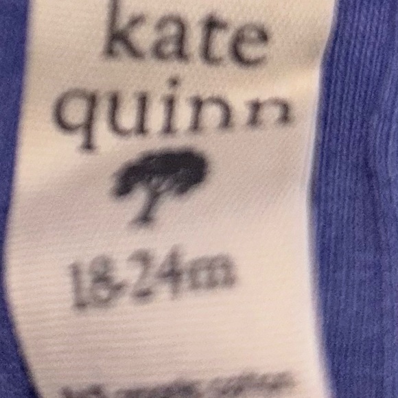 Kate Quinn curious fox print Henley top with blue ribbed pants sz 18-24 mo. NWT - Picture 7 of 8